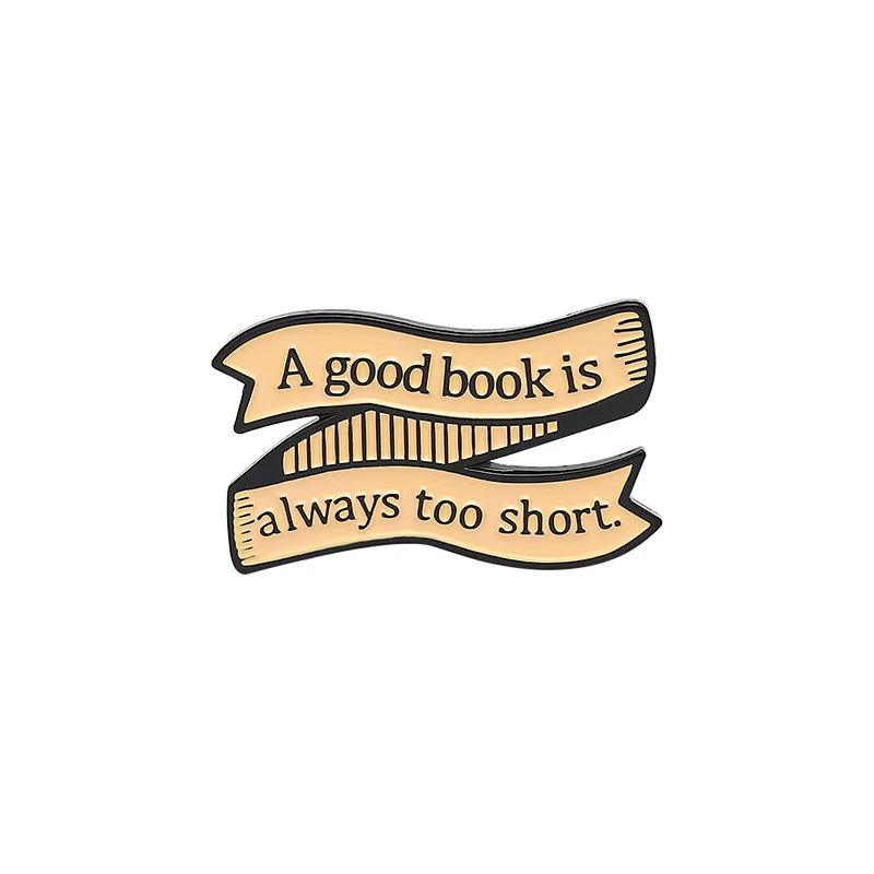 Pin «A good book is always too short»
