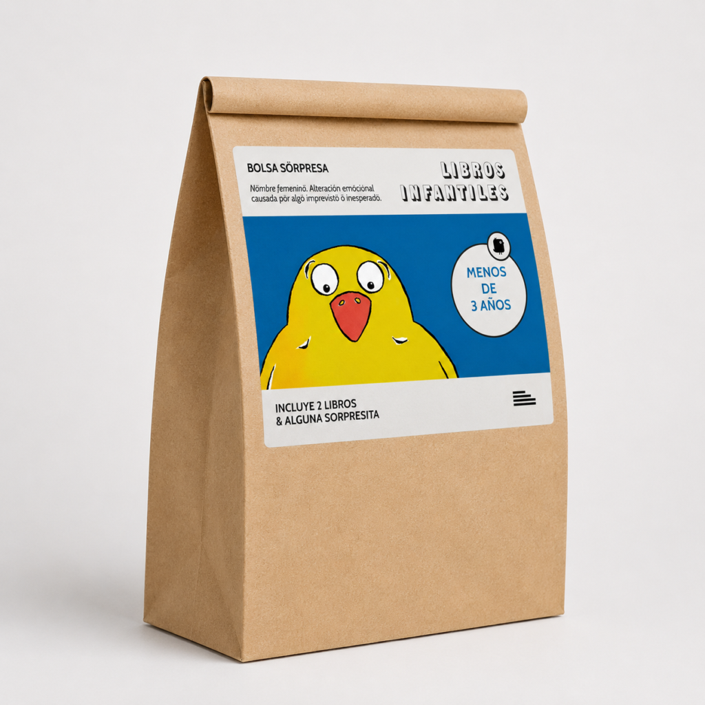 Bolsa Sörpresa Infantil 2 libros Menos de 3 Años