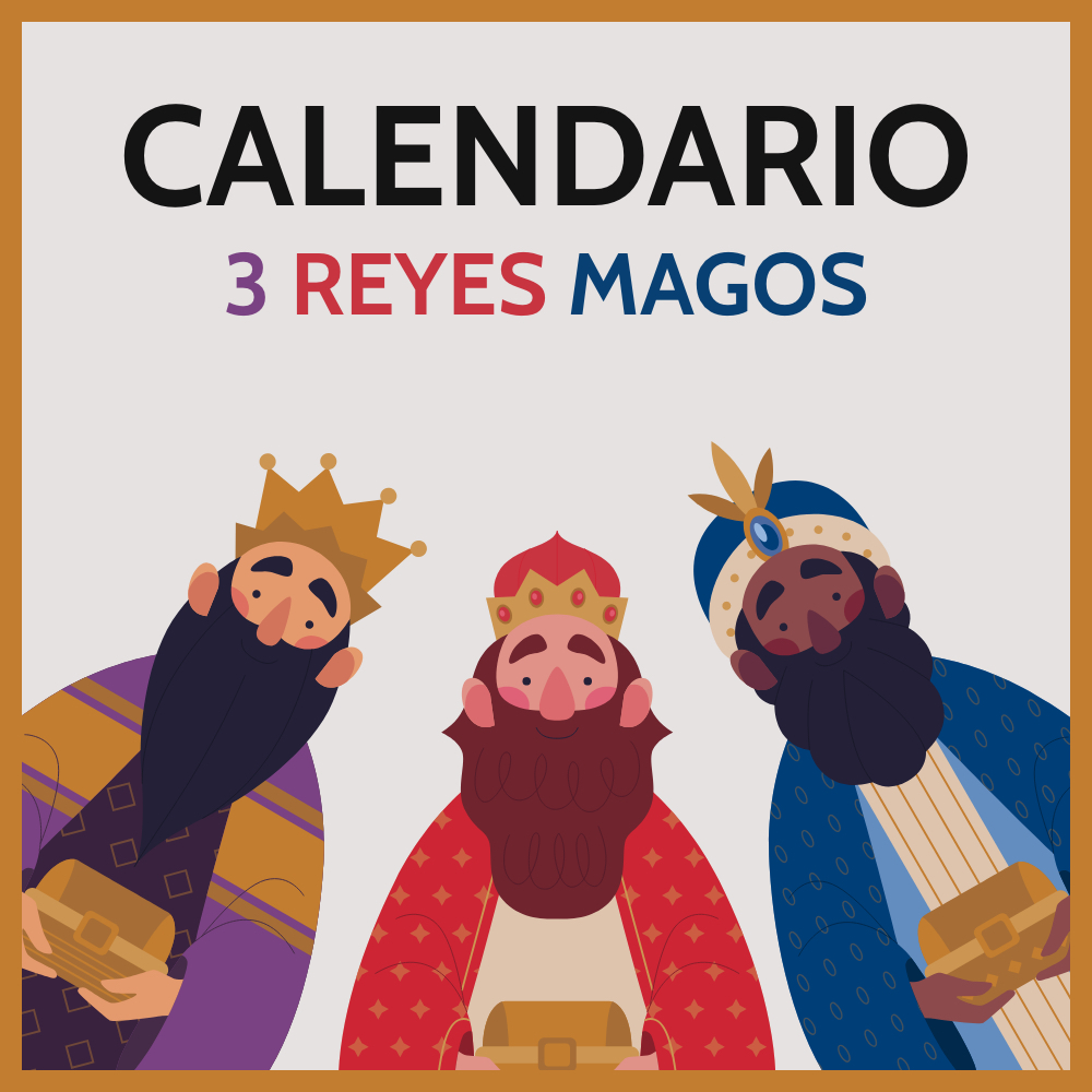 Calendario Adviento 3 Reyes Magos